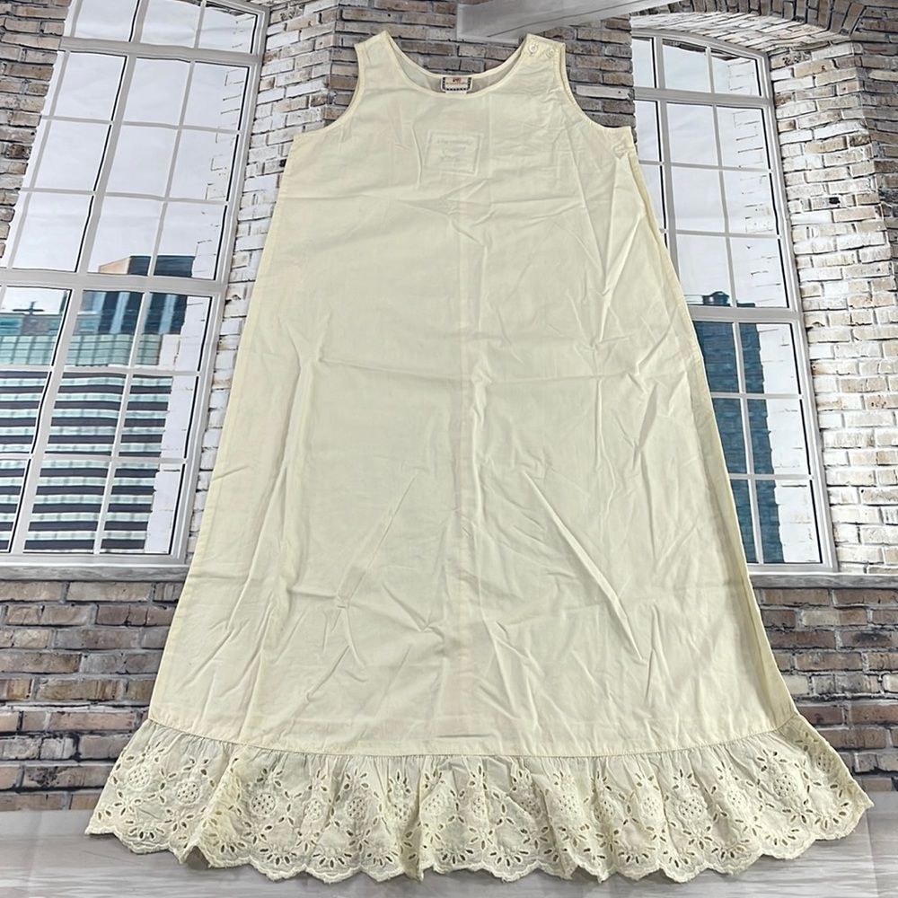 NWT Women’s Cornelloki Tan Shoulder Button Sleeveless Midi Dress (9/10) FW01